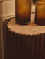 Galea Large Textured Brown Glass Bottle