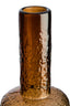 Galea Large Textured Brown Glass Bottle