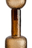 Galea Large Textured Brown Glass Bottle