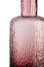 Galea Small Textured Pink Glass Bottle