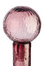 Galea Small Textured Pink Glass Bottle