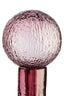 Galea Large Textured Pink Glass Bottle
