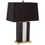 Hoxton Marble Table Lamp with Black Shade