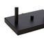 Atkins Black Finish Table Lamp with White Shade