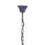 Salasco 3 Tier Black Finish Glass Chandelier