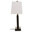 Leora Black and White Table Lamp