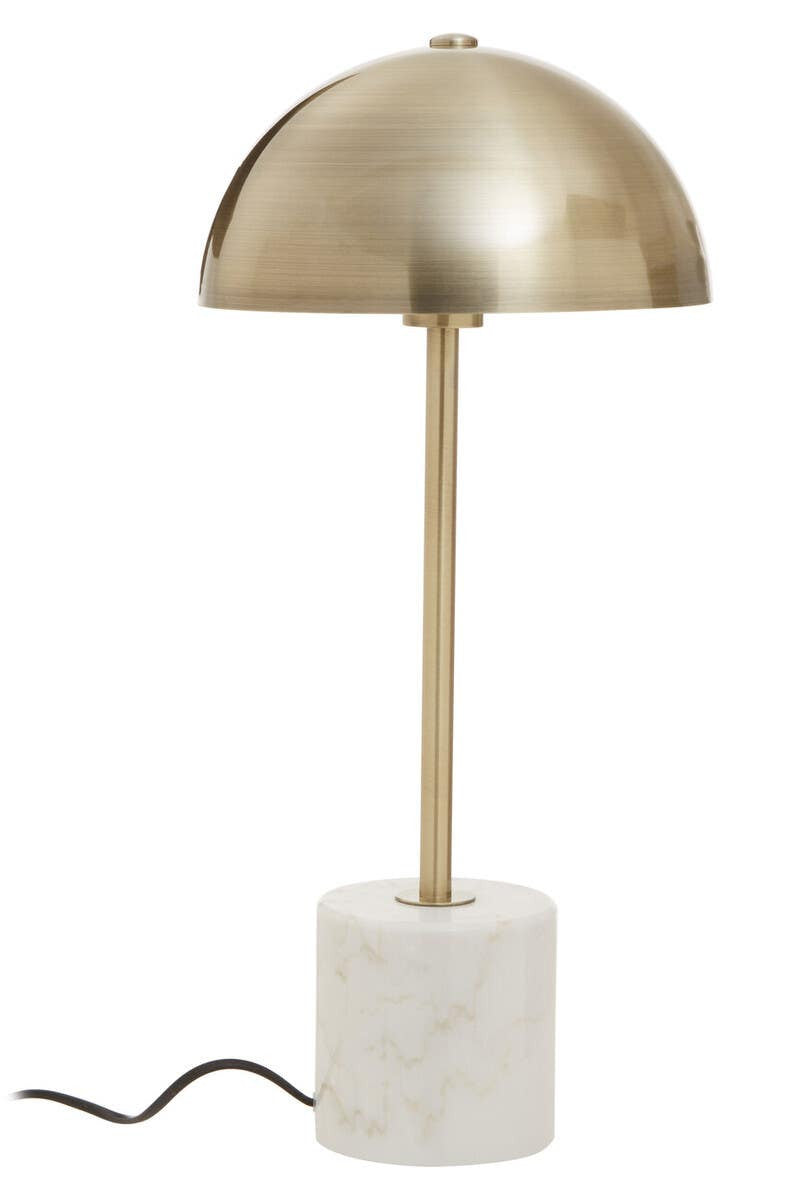 Murdoch Table Lamp with White Marble Base