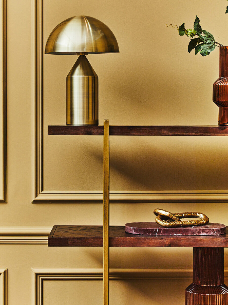 Tobor Gold Finish Table Lamp