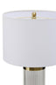 Lily White and Gold Table Lamp