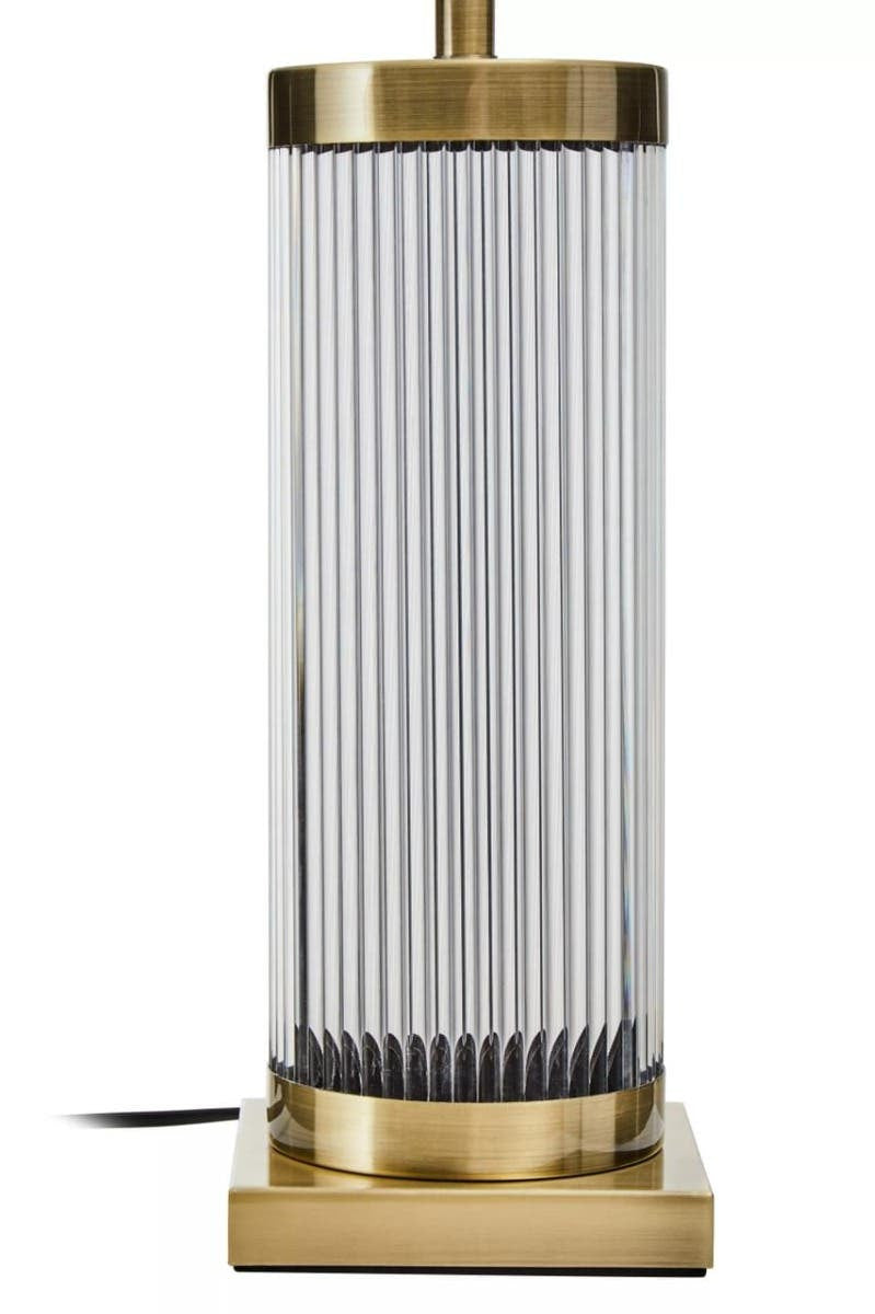 Lily White and Gold Table Lamp