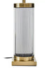 Lily White and Gold Table Lamp