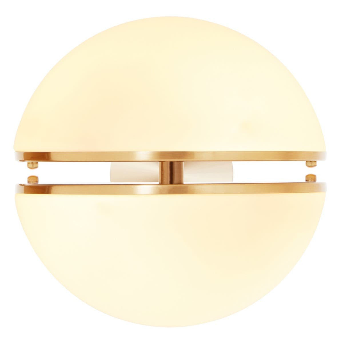Abira Brushed Brass Ball Wall Light
