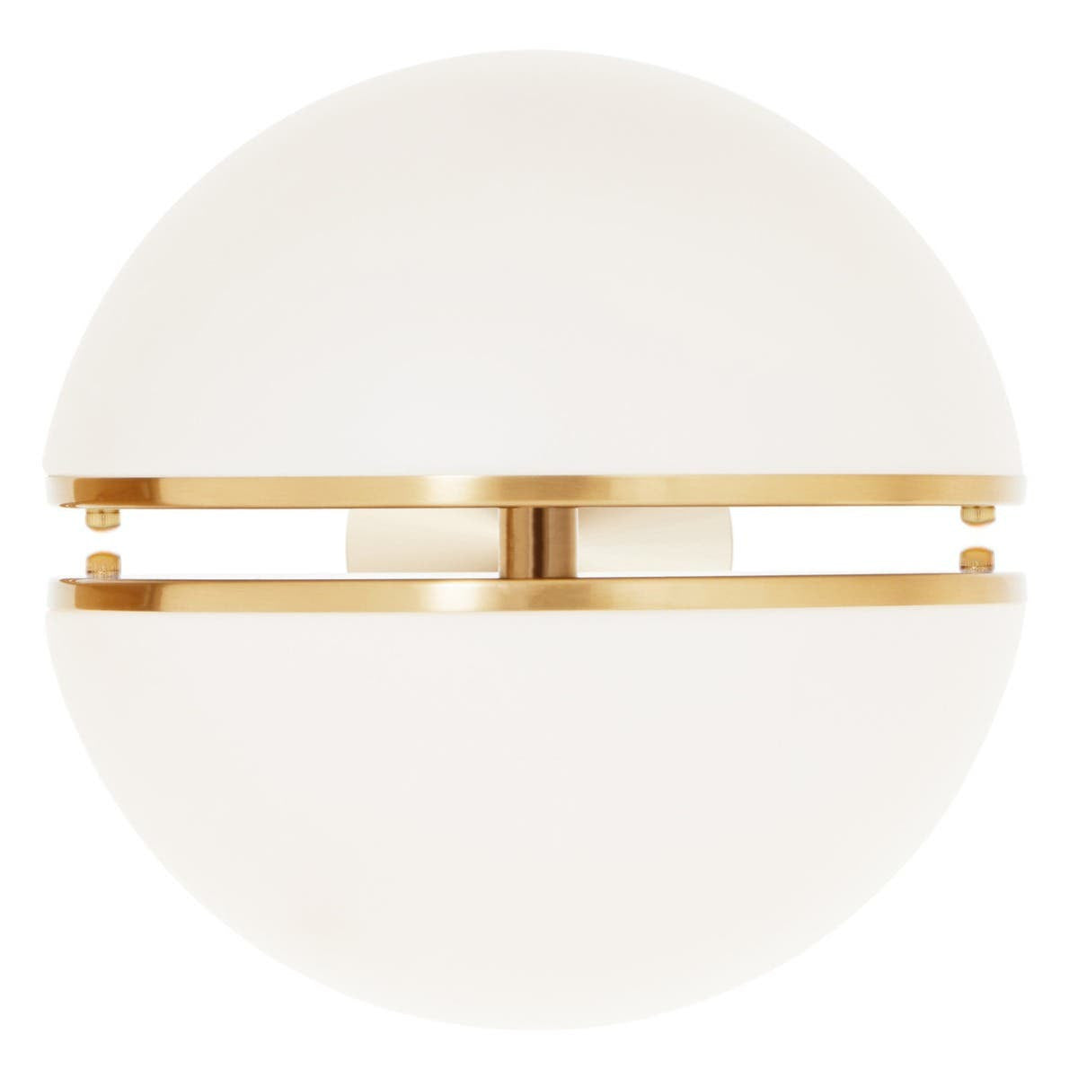 Abira Brushed Brass Ball Wall Light