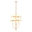 Abira Four Ball Brass Pendant Light