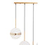 Abira Five Ball Brass Pendant Light