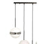 Abira Five Ball Matt Black Pendant Light