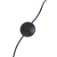 Abira Black Marble and Nickel Finish 5 Bulb Floor Lamp