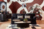 Yara Matt Black 12 Bulb Statement Pendant Light