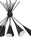Yara Matt Black 12 Bulb Statement Pendant Light