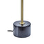 Palais Brushed Brass Table Lamp with Black Marble Base