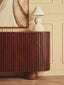 Carta White Papier Mache Table Lamp