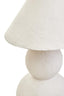 Carta White Papier Mache Table Lamp