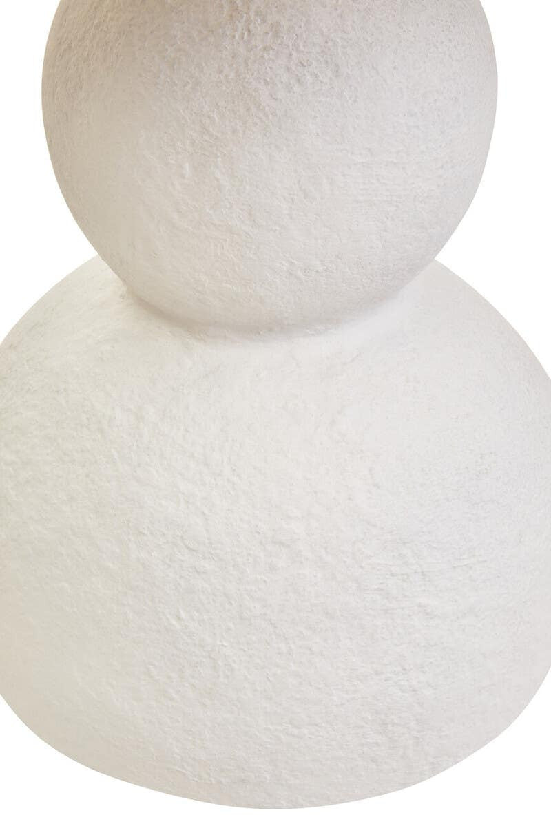 Carta White Papier Mache Table Lamp