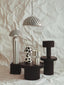 Carta Black and White Polka Dot Papier Mache Table Lamp