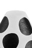 Carta Black and White Polka Dot Papier Mache Table Lamp
