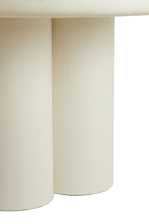 Dining table 130x78 cm MIZUHO cream
