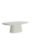 Coffee table 120x70x42 cm HAMURA terrazzo white