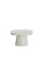 Coffee table 120x70x42 cm HAMURA terrazzo white