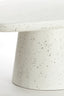 Coffee table 120x70x42 cm HAMURA terrazzo white