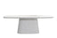Dining table 220x105x76 cm HAMURA terrazzo white