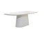 Dining table 220x105x76 cm HAMURA terrazzo white