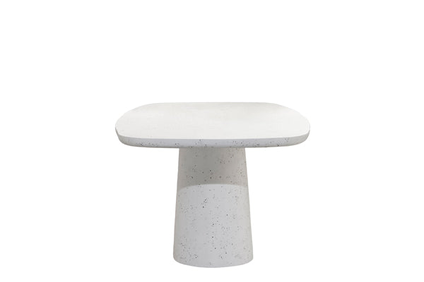 Dining table 220x105x76 cm HAMURA terrazzo white