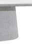 Dining table 220x105x76 cm HAMURA terrazzo white