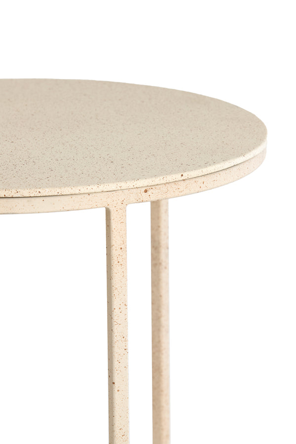 Coffee table S/2 65x38+75x42 cm SADAR sand+l brown spotted