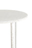 Coffee table S/2 65x38+75x42 cm SADAR white+l grey spotted
