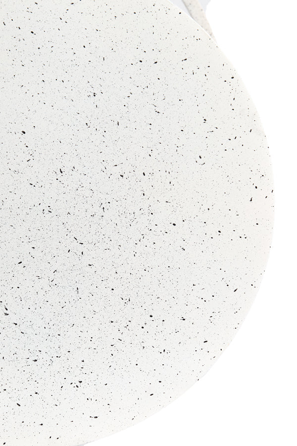 Coffee table S/2 65x38+75x42 cm SADAR white+l grey spotted