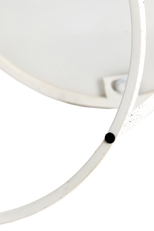 Coffee table S/2 65x38+75x42 cm SADAR white+l grey spotted