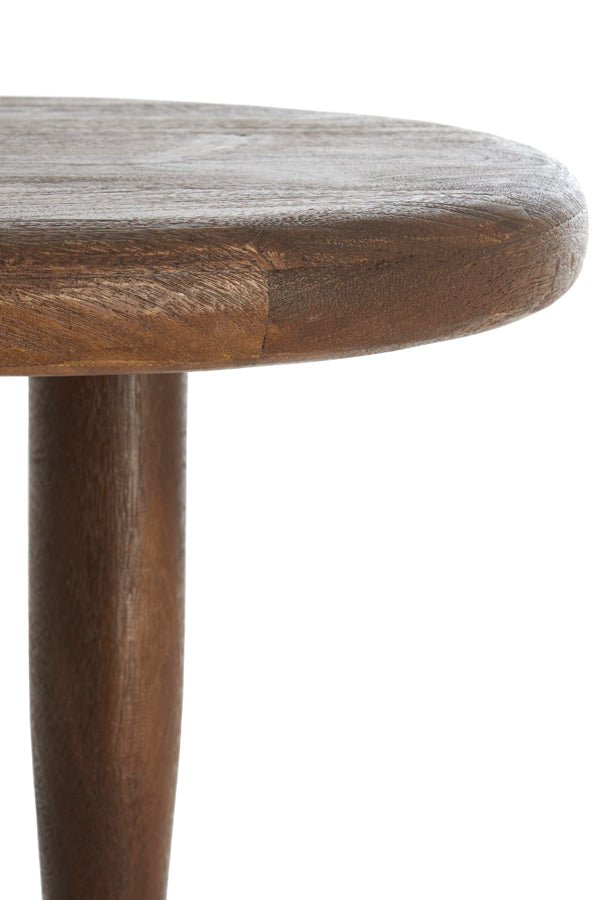 Coffee table 102x64x42 cm CANZO wood matt russet