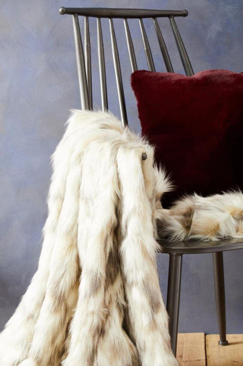Bosie Lamina Red Wine Square Cushion