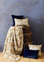 Bosie Lamina Navy Blue Rectangular Cushion