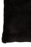 Bosie Lamina Black Square Fur Cushion