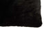 Bosie Lamina Black Rectangular Fur Cushion