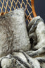 Bosie Lamina Mocha Ombre Fur Throw
