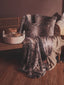 Bosie Lamina Mocha Ombre Fur Throw