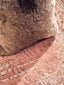 Bosie Lamina Mocha Ombre Square Fur Cushion