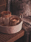 Bosie Lamina Mocha Ombre Rectangular Fur Cushion
